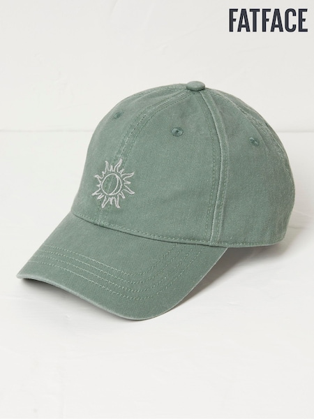FatFace Green Embroidered Sun Cap (450796) | ₪91