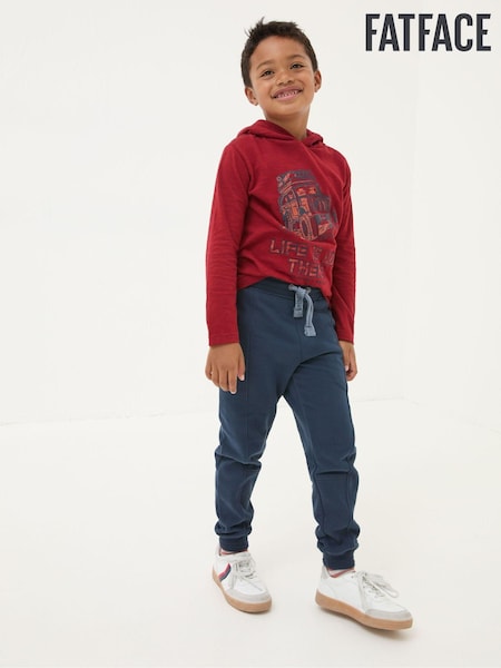 FatFace Perry Blue Cotton Panel Joggers (450847) | €13