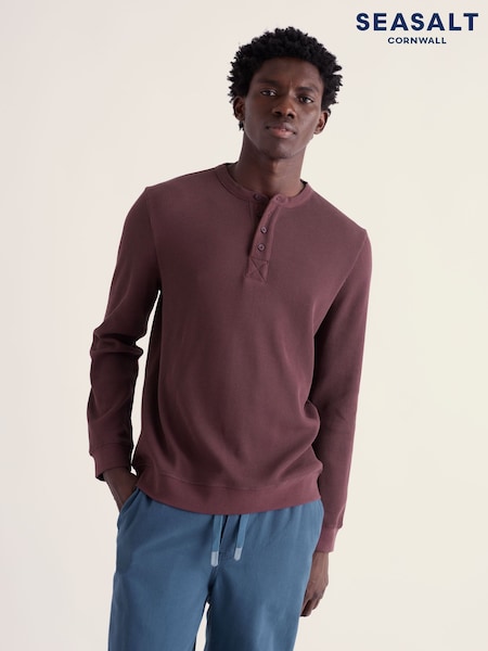 Καφετί - Regular Seasalt Cornwall Brigantine Long Sleeve Top