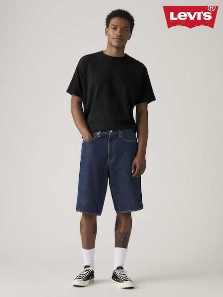 Blue - Regular Levi's® 478 Baggy Shorts