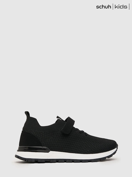 Schuh Moment Black Knit Trainers (451475) | €17.50