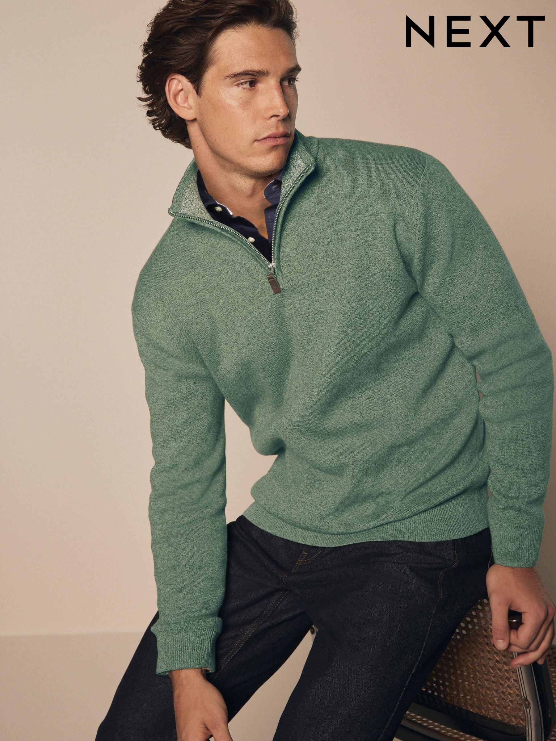 Jumpers zip neck hot sale
