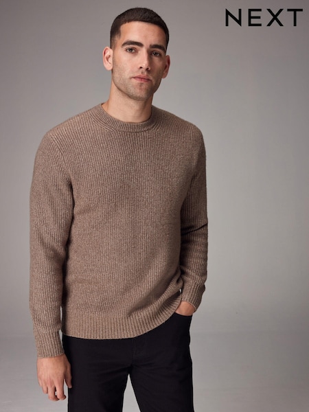 Regular Fit Knitted Crew Neck Jumper (451898) | ‏57 د.إ.‏