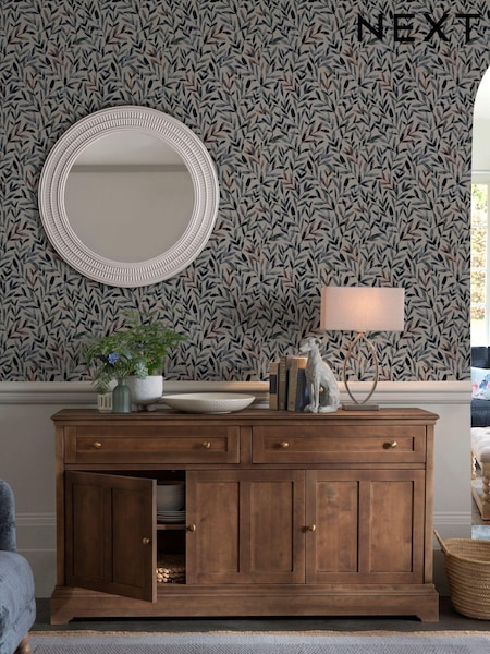 Natural Rustic Leaf 10M Wallpaper (453188) | 176 QAR