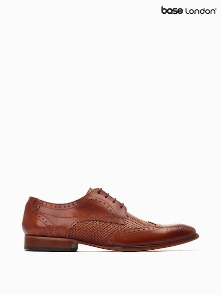 Bronz - Pantofi brogue cu Dantelă Base London Falcone (453382) | 260 LEI