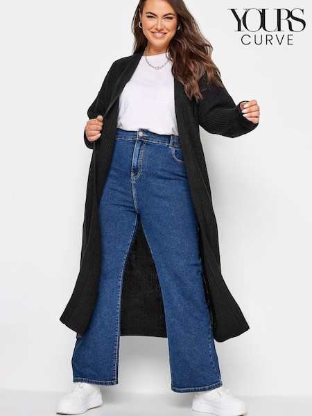 Yours Curve Black Maxi Length Cardigan (453989) | €20