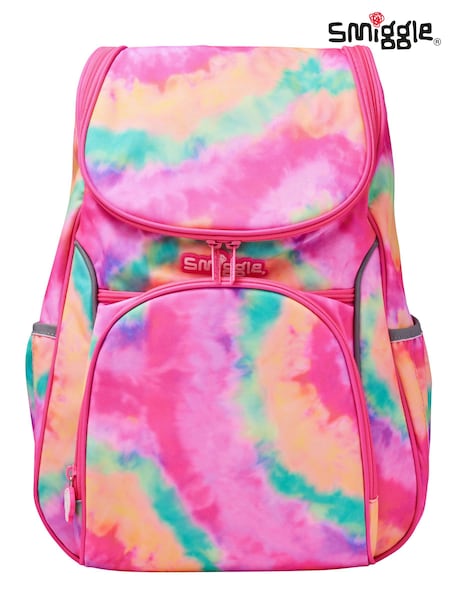 Smiggle Pink Vivid Access Backpack with Reflective Tape (454361) | €26
