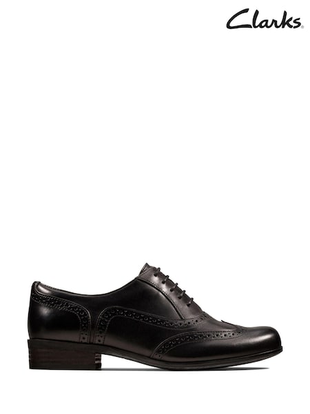 Schwarz - Clarks Hamble Oak Schuhe in weiter Passform (455140) | 53 €