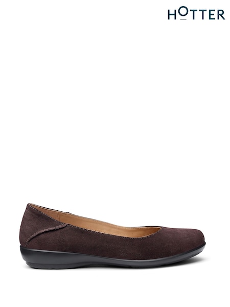 Braun - Hotter Birdie Slip-on Ballets Shoes