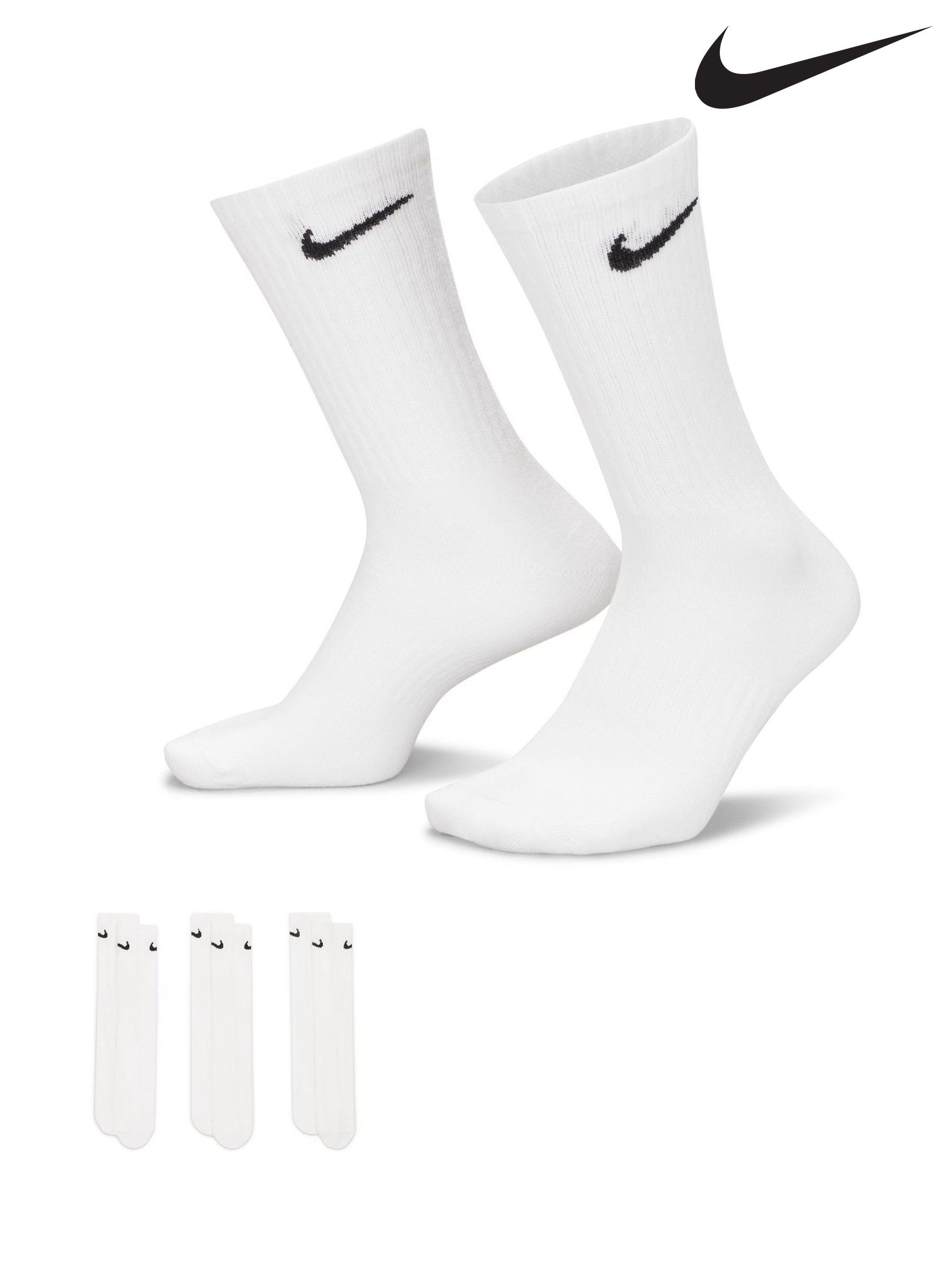 Men s Nike White Plain Sportswear Socks Next Luxembourg