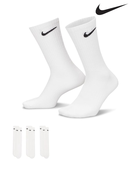 Vit - Nike Everyday Lightweight Socks 3 Pack (457316) | kr290
