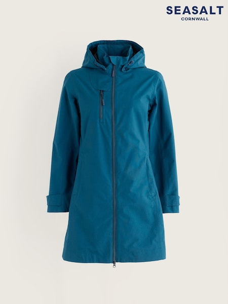 Teal Blue - Seasalt Cornwall Coverack Waterproof Coat
