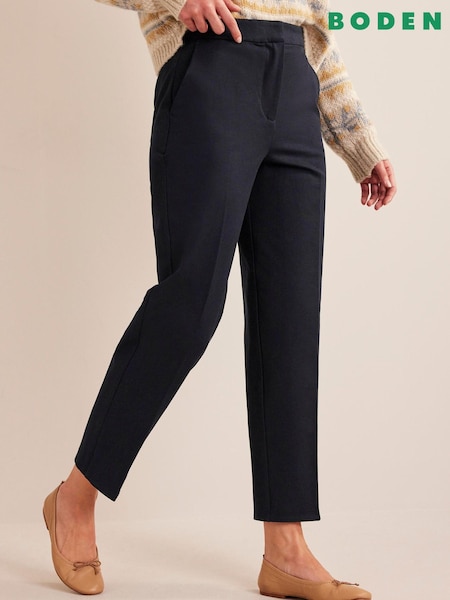 Boden Blue Bi-Stretch Tapered Trousers (457733) | €49