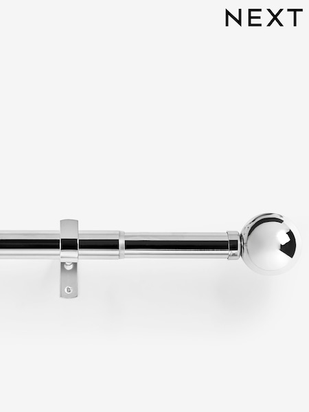 Chrome Ball Finial Extendable Curtain 28mm Pole Kit (457763) | €46 - €79