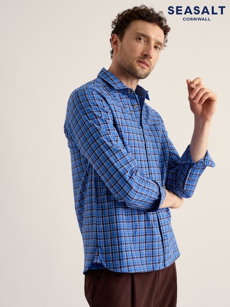 Blue - Regular Seasalt Cornwall Banyan Shirt