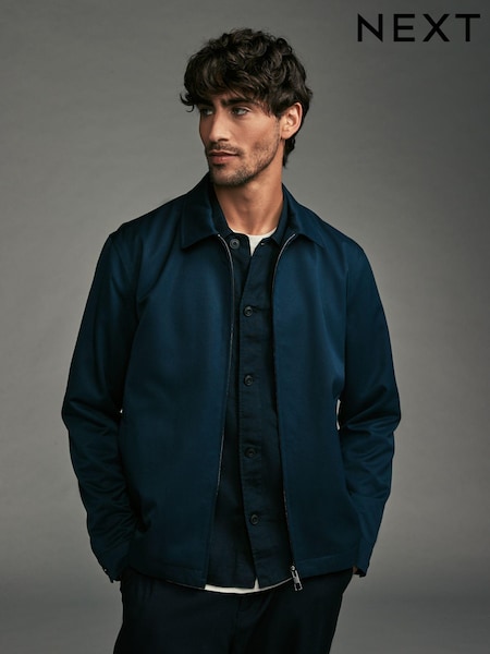 Navy Blue Smart Shacket (457894) | SGD 97