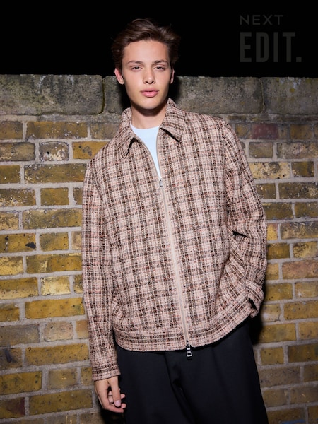 Neutral EDIT Boucle Check Jacket (457952) | R$ 850