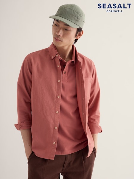 Pink - Regular Seasalt Cornwall Balefire Polo Shirt