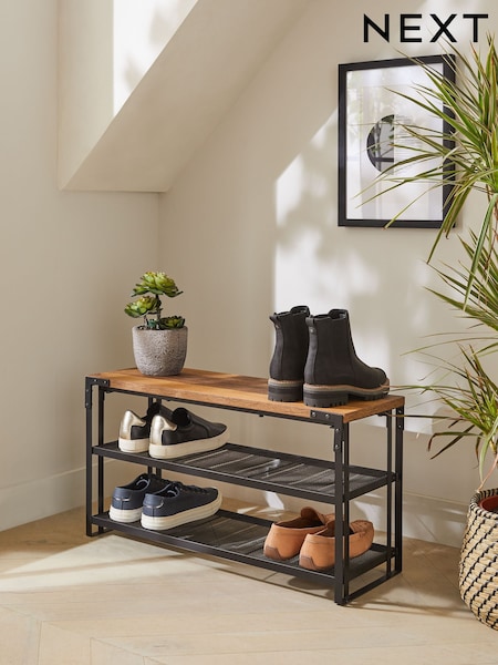 Dark Bronx Console 3 Tier Shoe Storage (459320) | CA$150