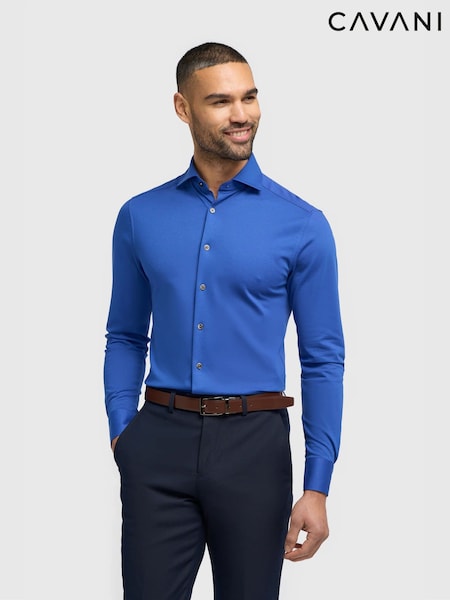Azul - Regular Cavani Stretch Jersey Ashley Shirt