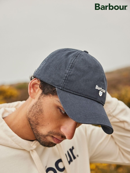Barbour® Navy Blue Cascade Sports 100% Cotton Cap (460954) | €43