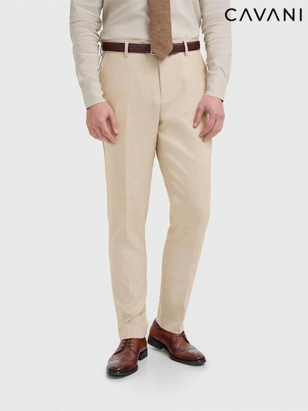 Кремовый - Regular Cavani Malibu Suit Trousers