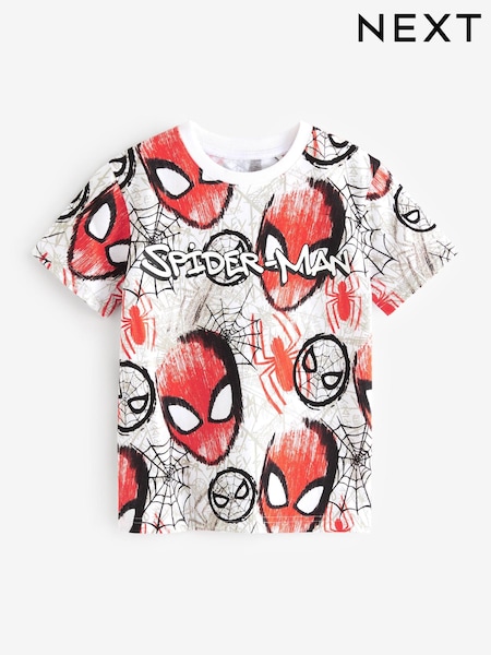White Spider-Man Short Sleeve T-Shirt (3-16yrs) (461388) | €5 - €7