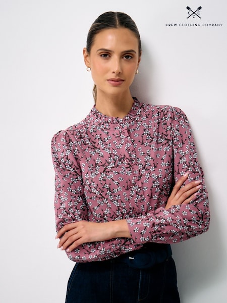 Rose - Crew Clothing Harmony Frill Blouse