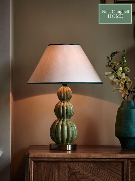 Nina Campbell Green Evelyn Medium Table Lamp (461473) | €150