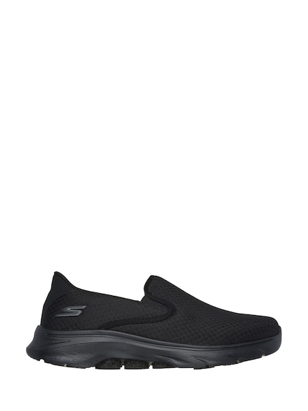 Skechers Black/White Mens Go Walk 7 Trainers (461724) | AED215
