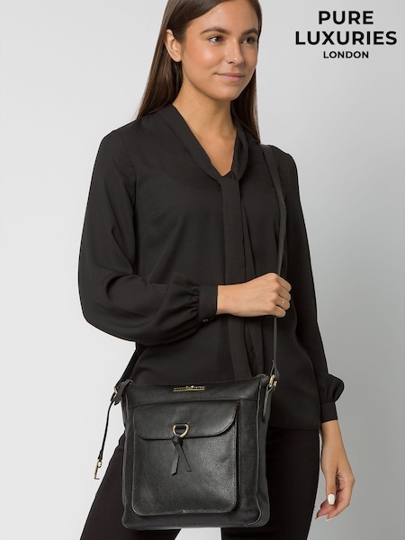 Pure Luxuries London Holbroke Leather Shoulder Bag (461802) | €75