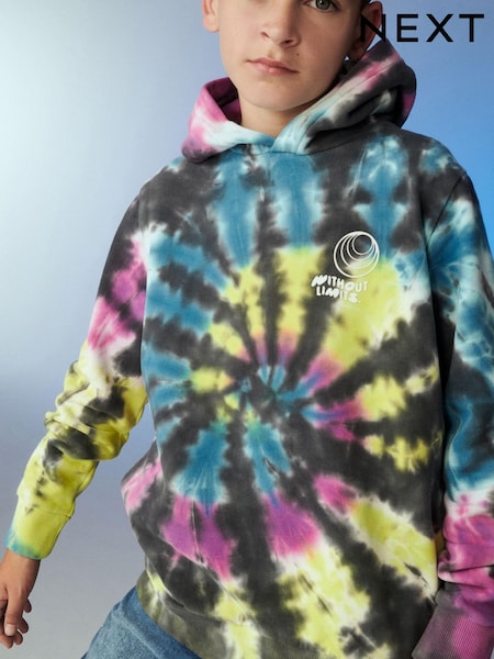 Večbarvna/črna - Tie Dye Hoodie (3-16yrs) (462519) | € 14 - € 18