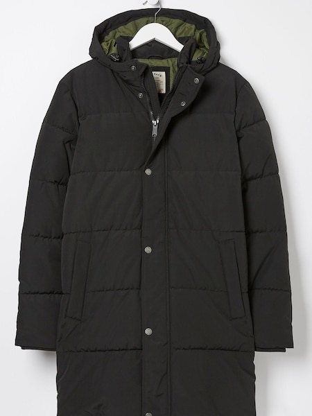 FatFace Black Launton Longline Puffer Jacket (462585) | €77