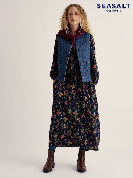Blue - Seasalt Cornwall Meadowsweet Dress