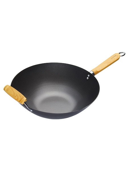 Black Wooden Handled 35cm Non Stick Wok (463664) | € 61