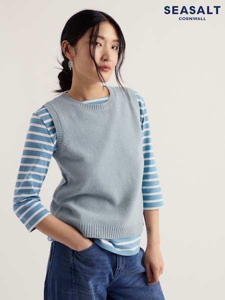 Blue - Seasalt Cornwall East View Vest
