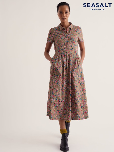 Brown - Seasalt Cornwall Mainland Dress