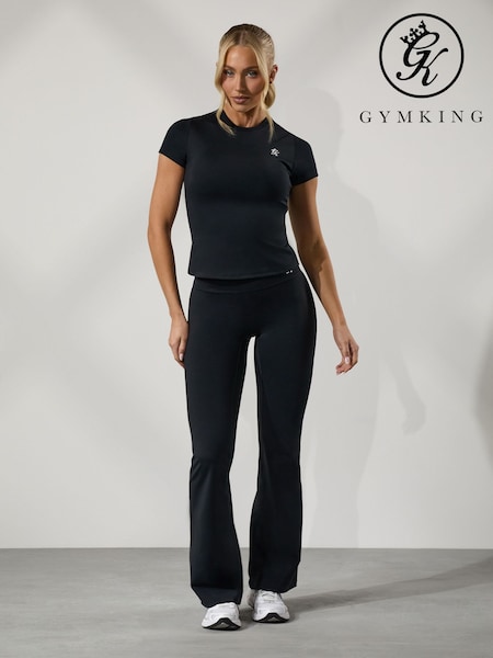 Svart - Gym King 365 Built-in Bra T-shirt