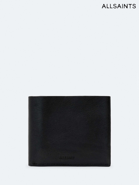 Black - Regular Allsaints Axis Wallet