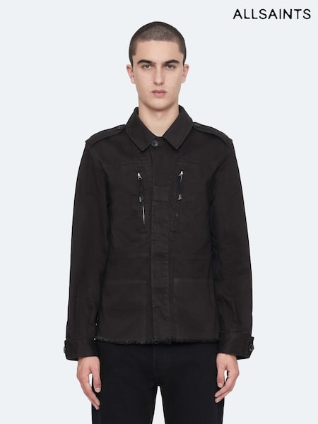 أسود - Regular Allsaints Silvo Jacket