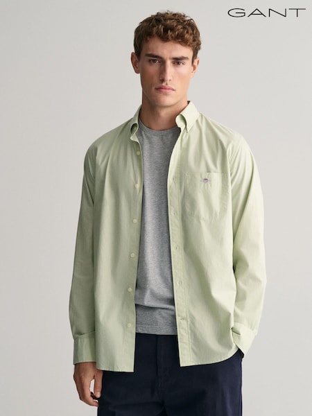 GANT Green Regular Fit Poplin 100% Cotton Shirt (464885) | R$ 890