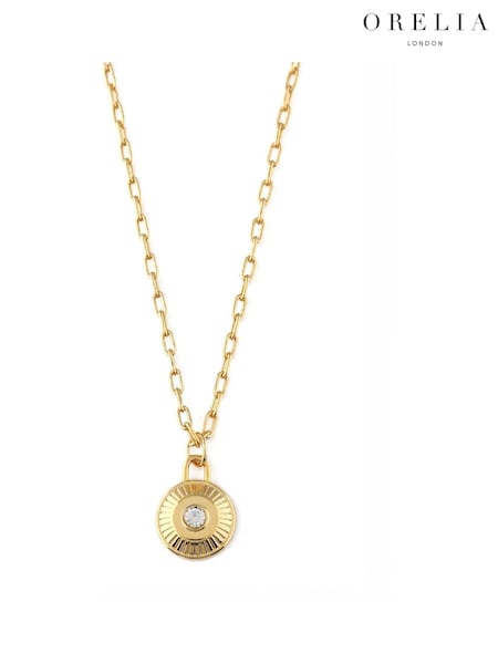 Orelia London Plated Birth Disc Necklace (465128) | €19
