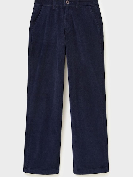 Crew Clothing Company Red Textured Cotton Regular Formal Trousers (465189) | €27