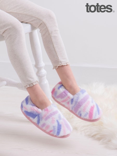 Roz - Papuci de iarnă Totes verzi scurți cu fleece și spate complet (465297) | 112 LEI