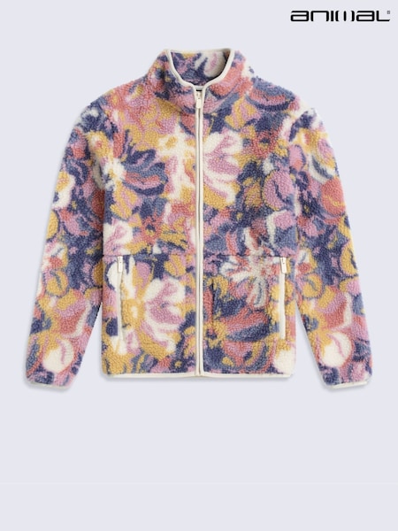 Rosa - Animal Hennie Printed Borg Jacket