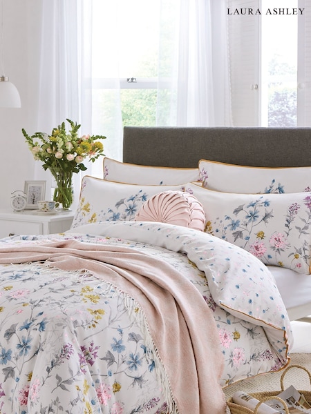 Laura Ashley Multi Wild Meadow 100% Cotton Duvet Cover And Pillowcase Set (466590) | €64 - €120