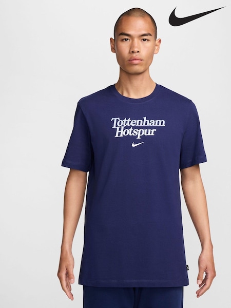 Nike Blue Tottenham Hotspur FC Wordmark T-Shirt (466719) | €18