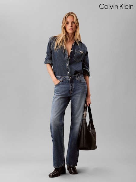 Black - Calvin Klein Logo Strap Shoulder Bag