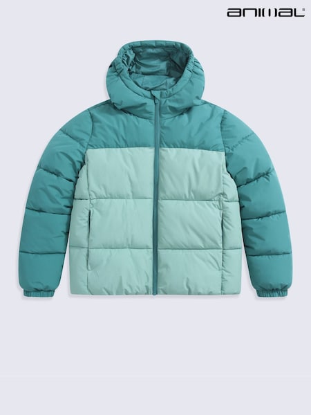 Blå - Animal Tempest Kids Water-resistant Insulated Jacket