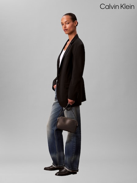 Noir - Sac photo Calvin Klein avec logo intégral